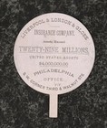 Victorian Trade Card Liverpool London Globe Insurance Company Philadelphia Fan