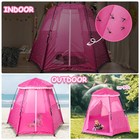 Portable Kids Play Tent Girls Princess Castle Playhouse Indoor outdoor Pink Toy