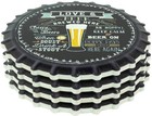 Love   Beer Brewed Here Pack Of 4 Moisture Absorbing Ceramic Coasters For Beer L