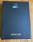 Hugo Boss Empty Gift Storage Box Large Black   White Logo Bold 15 x10 5 x2 5 