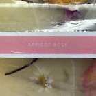 Rosy Rings Round Luxury Botanical Candle  Apricot Rose 120 Hours Cream  Pink   