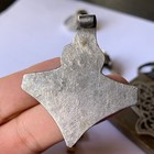 Rare Extremely Ancient Viking Silver Amulet Authentic Artifact Amazing