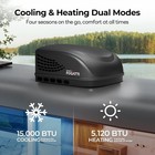 Rv Air Conditioner 15k Btu Cooling   Heating Non-ducted Rooftop Trailer Ac Unit