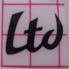 Ltd Guitar Headstock Vinyl Cut Decal Sticker Logo For Guitar Restoration