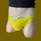Speedo Men Vibrant Yellow Solar Swim Brief Bikini Swimwear 30 32 34 36 38