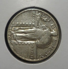 Almost Uncirculated Au 1930 Standing Liberty Silver 25c Quarter Free Shipping