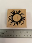 Jrl Design Sunflower Wood Mounted Rubber Stamp Rs69