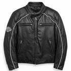 Men s Harley Davidson Willie G Skull Reflective Leather Jacket With Liner 2xl