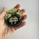 Star Wars 2 Attack Of The Clones Promo Pin Button Broach Yoda Light Saber