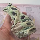 Vtg Luxardo Figural Frog Liquor Bottle Italy 1973 Fine Mold 5  No Seals Read