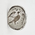 Hester Bateman Georgian Sterling Silver Fob Intaglio Seal C1790 Dove Of Peace