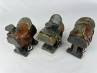3 Vintage Western Style Tool Saddle Art Decor Resin Statue Figurines