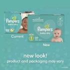 Pampers Baby Dry Diapers Newborn - Size 0  104 Count Sesame Street Design
