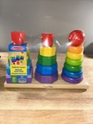 Melissa   Doug Geometric Stacker Wooden Educational Classic Toy New 