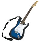Full Size Electric Guitar With Amp  Case And Accessories Pack Beginner Blue