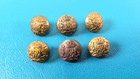 Six 6 Spanish American War Army Infantry Officer Buttons Tw w Paris Tr1331