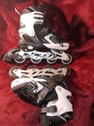 Nattork Adjustable Inline Skates Kids With Full Light Up Wheel Youth Sz L 5-8yrs