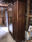 19th Century Hancrafted Antique Maple French Armoire W  Skeleton Key  Peg Const 
