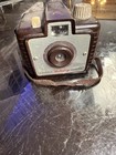 Kodak Brownie Holiday Camera Brown Vintage 127 Film Box Camera W  Strap