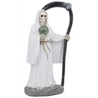 Santa Muerte 9  Inch Statue   Holy Death Grim Reaper   White