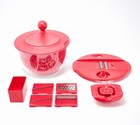 Henning Lee 10pc Multi Function Salad Spinner   Prep Bowl