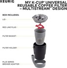       2 Pcs  Keurig My K-cup Universal Reusable Filter Multistream Technology New