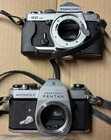 Wow 6  Vintage Camera Lot Minolta Pentax Zeiss Nettar Top Con Konica Ks   Extras