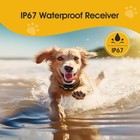 3300 Ft Remote Dog Shock Training Collar Rechargeable Waterproof Lcd Pet Trainer