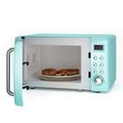 Glacer Countert Retro Microwave Oven Large 0 7cu ft 700-watt Cold Rolled Steel