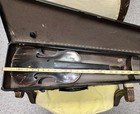 Antique Pre 1930s Old Violin With Original Case Tattered Queen