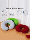 2pcs Inflatable U-shaped Travel Neck Pillows     Portable   Folding Design - New