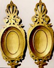 Vtg Filigree Ornate Plaques Cameo Victorian Style Wall Frames Greek Goddesses