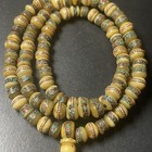 Tibetan 108 Prayer Beads Bracelet Tibetan Style Nepalese Inlay Mala