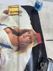 Vintage St  Pauli Girl Holding Glasses German Beer Poster 21x32 1984