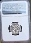 Levon I Silver Tram Knights Templar Coin Of Crusades Armenia 1198-1219 Ad Ngc Au