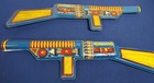 3 Vintage Tin Toy Litho  T Cohn Made Tin Sparkling Sure Shot Toy Gun