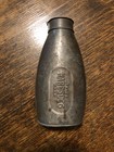 Antique Coal Miner Hardsocg Carbide Flask For Carbide Lamps Coal Mining Original