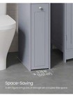 Vasagle Small Bathroom Storage Cabinet  Slim Bathroom Storage Organizer