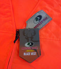 Mossy Oak Men s Blaze Orange Hunting Vest Zipper Front Padded Shoulders