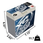 Xp600 Xs Power 12v Agm Secondary Reserve Battery 20ah 600a Max Deep Cycle