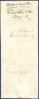1858 Frankfurt  Jewish B h g  Bank Bill Signed By Benedikt Hayum Goldschmid