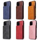 For Iphone 16 15 14 13 12 11 Pro Max Xr 8 Plus Leather Card Holder Wallet Case