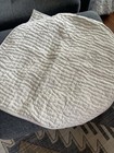Quince European Linen  Cotton Stitch Euro Sham  one  26 X 26 Sand Color Nwot