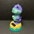 Solar Powered Dancing Toy New Dinosaur Purple And Green