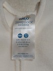 Halo Baby Fleece Sleep Sack Swaddle Newborn 0-3 Months White