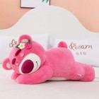 Cute Pink Bear Plush Toy Strawberry Style Stuffed Pillow Soft Doll Gift For Kids