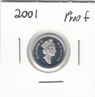 2001 Canada Proof Ten Cents Dime Sterling Silver Coin   C4
