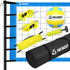 Portable Badminton Beach Volleyball Tennis Net Set W stand  Frame  Carry Bag