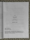 Copy Of Signed Script For Pilot Episode Of  Tv Show Castle