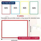6x4 Inch Large Moving Box Labels  100 Pack 4 Color Coded Blank Stickers For Pack